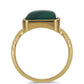 Inel din Argint 925 Placat cu Aur ( 2.78 grame ) cu Malachit 6.44 Carate