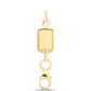 din Argint 925 Placat cu Aur ( 2.64 grame )