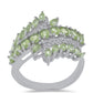 Inel din Argint 925 ( 5.42 grame ) cu Peridot Changbai 3.27 Carate