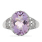 Inel din Argint 925 ( 3.94 grame ) cu Ametist Rose de France 8.69 Carate