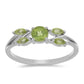 Inel din Argint 925 ( 1.85 grame ) cu Peridot Changbai 0.86 Carate