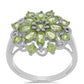 Inel din Argint 925 ( 4.54 grame ) cu Peridot Changbai 2.89 Carate