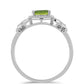 Inel din Argint 925 ( 3.18 grame ) cu Peridot Changbai 1.99 Carate