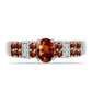 Inel din Argint 925 ( 3.71 grame ) cu Andaluzit și Topaz Alb 1.36 Carate