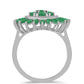 Inel din Argint 925 ( 4.17 grame ) cu Smarald Brazilian 2.83 Carate