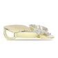 Pandantiv din Argint 925 Placat cu Aur ( 2.31 grame ) cu Tanzanit AAA și Sidef 1.49 Carate