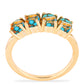 Inel din Argint 925 Placat cu Aur ( 1.93 grame ) cu Turcoaz Oyster 1.42 Carate