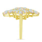 Inel din Argint 925 Placat cu Aur ( 4.1 grame ) cu Opal Welo 2.71 Carate