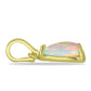 Pandantiv din Argint 925 Placat cu Aur ( 0.51 grame ) cu Opal Welo 0.56 Carate