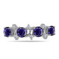 Inel din Argint 925 ( 2.16 grame ) cu Iolit și Topaz Alb 0.96 Carate