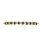 Brățară din Argint 925 Placat cu Aur ( 6.14 grame ) cu Diamant Albastru 0.07 Carate