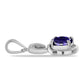 Pandantiv din Argint 925 ( 1.32 grame ) cu Iolit 0.93 Carate