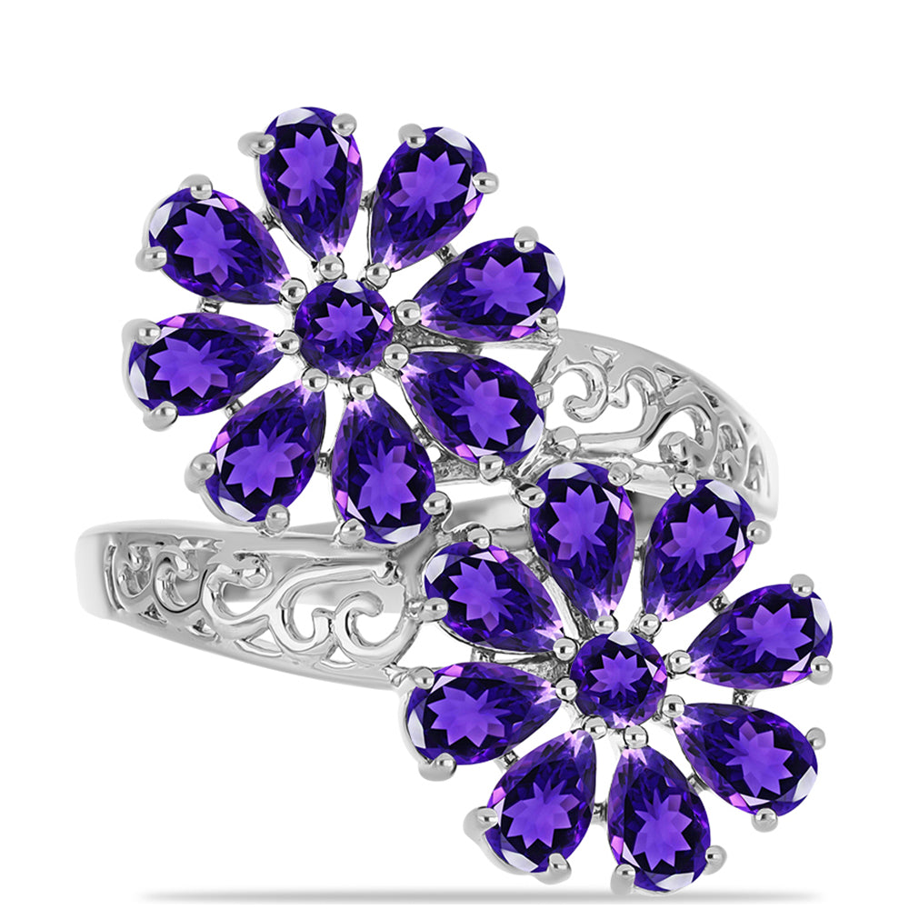 Inel din Argint 925 ( 3.99 grame ) cu Ametist Marocan 3.23 Carate 1 