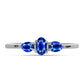 Inel din Argint 925 ( 1.55 grame ) cu Safir Albastru Australian 0.83 Carate