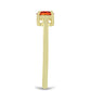 Inel din Argint 925 Placat cu Aur ( 1.82 grame ) cu Citrin Madeira 0.41 Carate