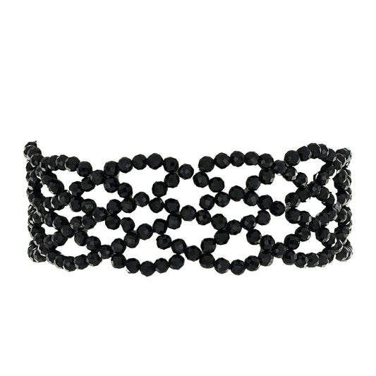 Brățară din Pepită ( 16.91 grame ) cu Spinel Negru 84.56 Carate