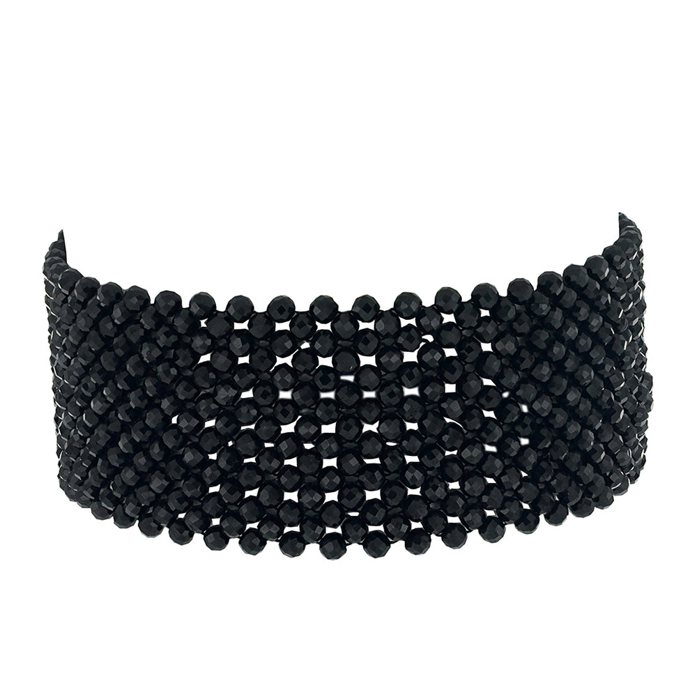 Brățară din Argint 925 Placat cu Aur ( 9.15 grame ) cu Spinel Negru 132.99 Carate 1 
