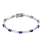 Brățară din Argint 925 ( 7.54 grame ) cu Ametist Marocan 3.98 Carate