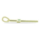Cruce Pandantiv din Argint 925 Placat cu Aur ( 1.22 grame ) cu Smarald Brazilian 0.04 Carate