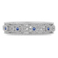 Inel din Argint 925 ( 3.33 grame ) cu Moissanite Albastru Regal cultivat în laborator 0.14 Carate