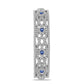 Inel din Argint 925 ( 3.33 grame ) cu Moissanite Albastru Regal cultivat în laborator 0.14 Carate