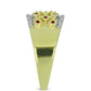 Inel din Argint 925 Placat cu Aur ( 4.81 grame ) cu Diamant Roșu și Diamant Alb 0.23 Carate