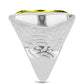 Inel din Argint 925 ( 7.27 grame ) cu Topaz Galben 6.99 Carate