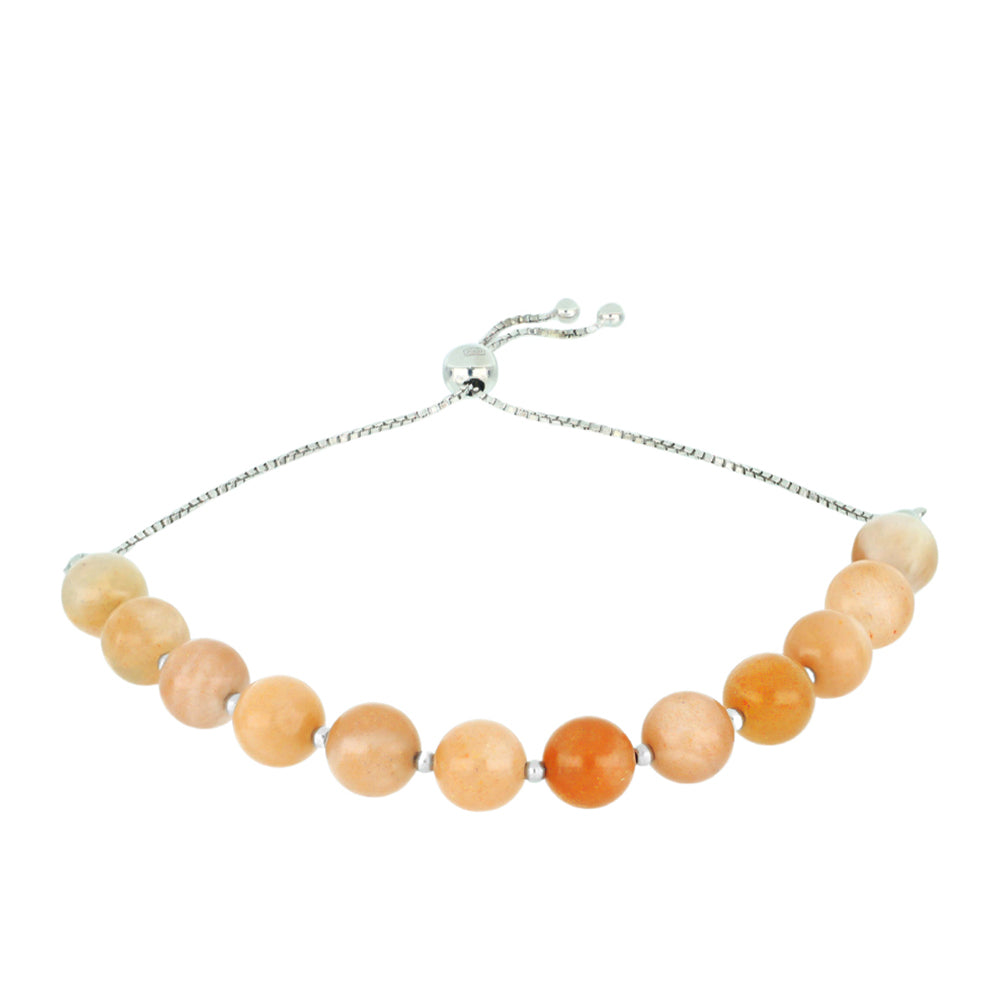 Brățară din Argint 925 ( 2.08 grame ) cu Piatra Soarelui Oregon 46 Carate