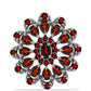 Broşă din Argint 925 ( 4.22 grame ) cu Granat Barton 3.43 Carate