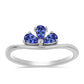 Inel din Argint 925 ( 1.45 grame ) cu Tanzanit 0.58 Carate