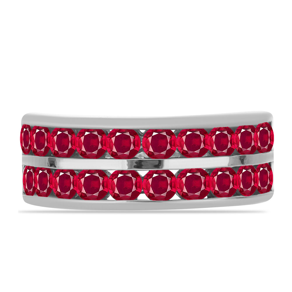 Inel din Argint 925 ( 5.32 grame ) cu Rubin Malagasy 3.24 Carate