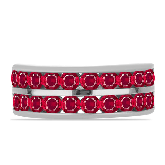 Inel din Argint 925 ( 5.32 grame ) cu Rubin Malagasy 3.24 Carate