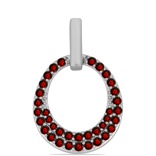 Pandantiv din Argint 925 ( 1.44 grame ) cu Granat Barton 0.62 Carate