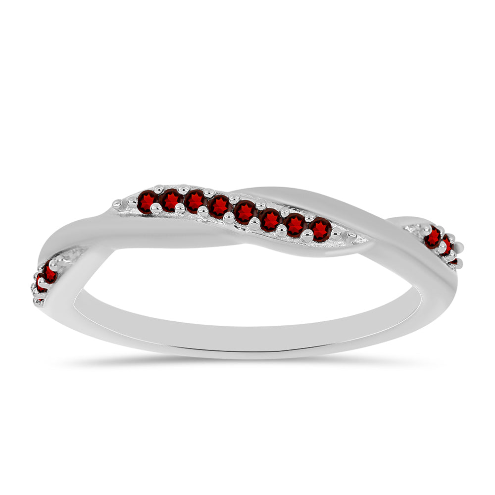 Inel din Argint 925 ( 2.04 grame ) cu Granat Barton 0.16 Carate