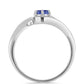 Inel din Argint 925 ( 3.25 grame ) cu Tanzanit 0.56 Carate