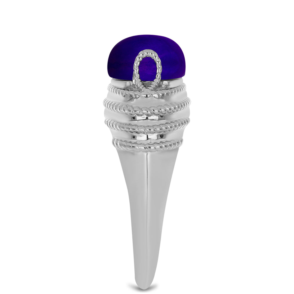 Inel din Argint 925 ( 4.11 grame ) cu Jad Violet 2.86 Carate