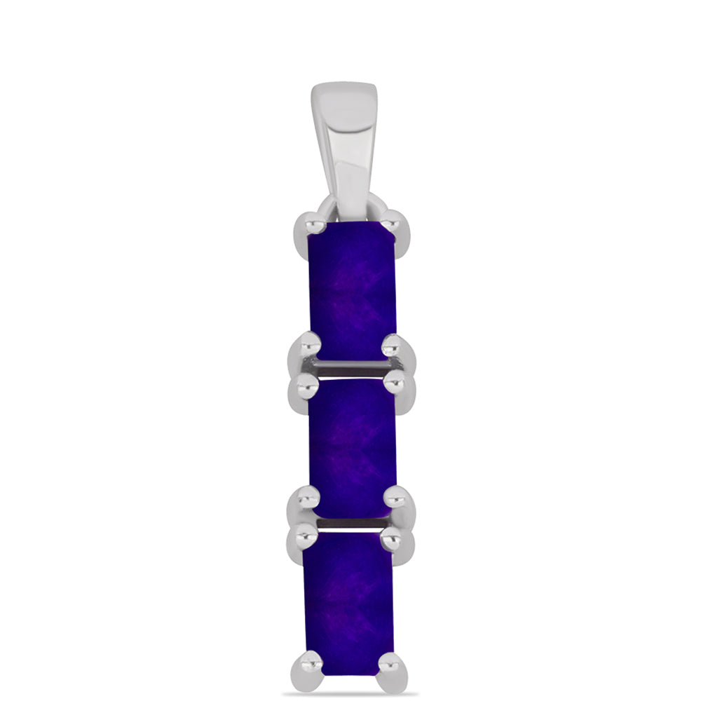 Pandantiv din Argint 925 ( 1.11 grame ) cu Jad Violet 0.89 Carate 1 