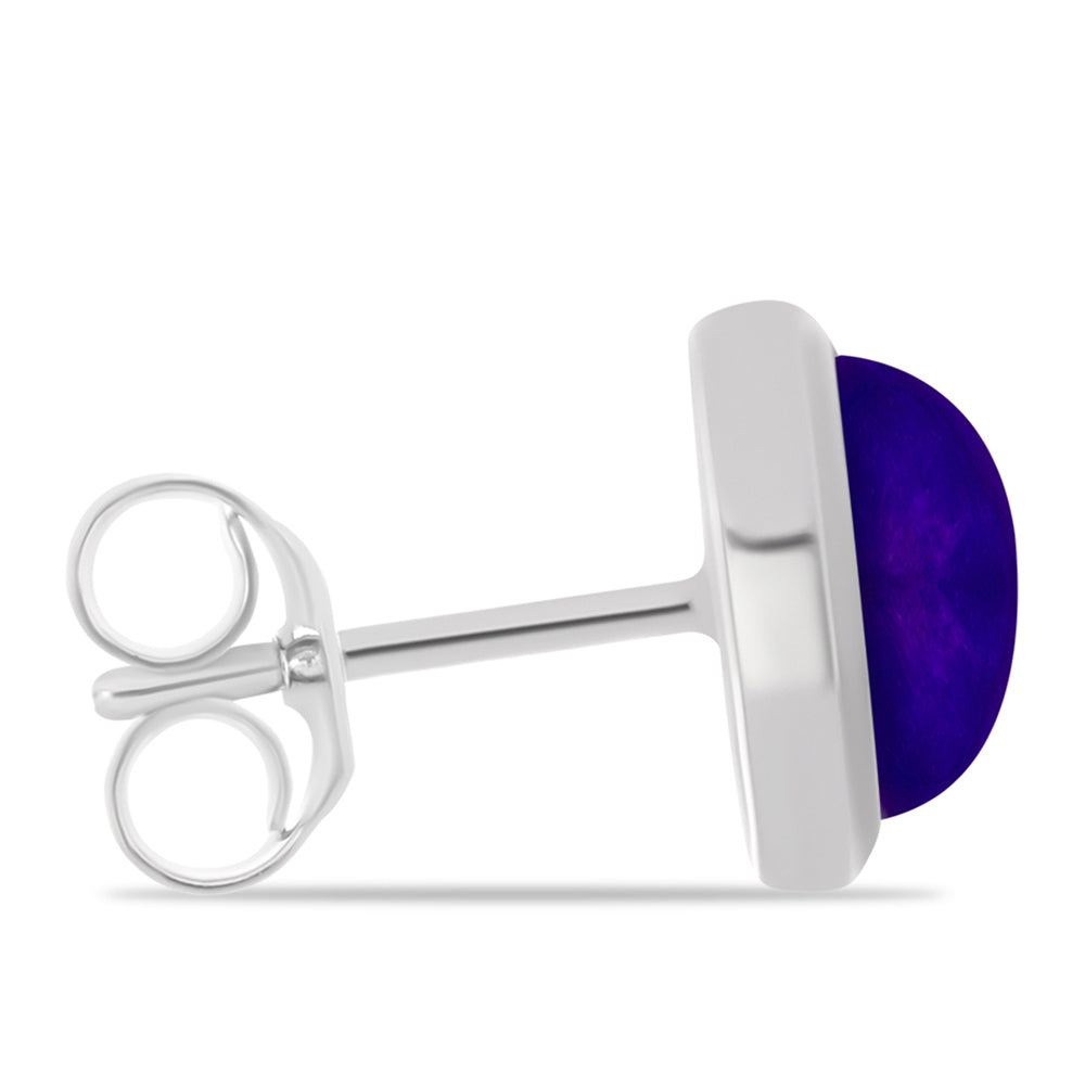 Cercei din Argint 925 ( 2.09 grame ) cu Jad Violet 4.05 Carate 2 