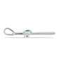 Cruce Pandantiv din Argint 925 ( 1.39 grame ) cu Smarald Brazilian 0.1 Carate