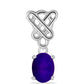 Pandantiv din Argint 925 ( 1.05 grame ) cu Jad Violet 1.22 Carate