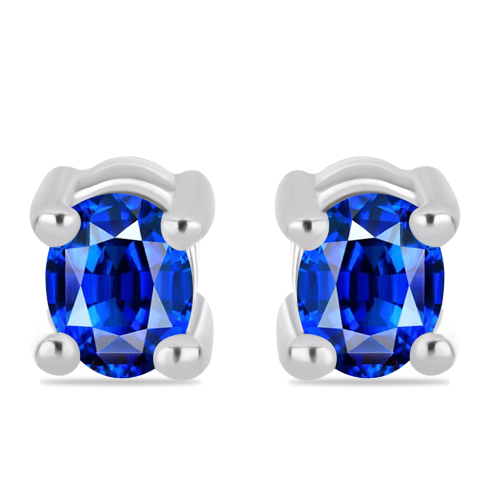 Set din Argint 925 ( 2.86 grame ) cu Rubin Malagasy și Smarald Brazilian 1.44 Carate ( Cercei ) 2 