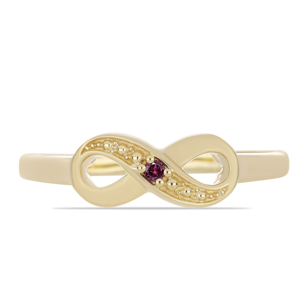 Inel din Argint 925 Placat cu Aur ( 2.15 grame ) cu Diamant Violet 0.02 Carate 1 