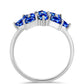 Inel din Argint 925 ( 2.59 grame ) cu Safir Albastru Australian 3.07 Carate