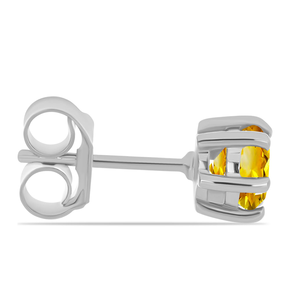 Set din Argint 925 ( 2.71 grame ) cu Citrin Ural 1.35 Carate ( Cercei+Inel ) 4 