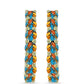Cercei din Argint 925 Placat cu Aur ( 5.35 grame ) cu Turcoaz Oyster 2.18 Carate