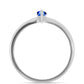 Inel din Argint 925 ( 1.46 grame ) cu Safir Albastru Australian 0.39 Carate