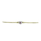 Brățară din Argint 925 Placat cu Aur ( 2.31 grame ) cu Diamant Violet și Diamant Alb 0.06 Carate