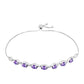 Brățară din Argint 925 ( 5.24 grame ) cu Ametist Marocan 2.99 Carate