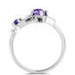 Inel din Argint 925 ( 2.61 grame ) cu Ametist Marocan 0.54 Carate