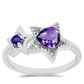 Inel din Argint 925 ( 2.61 grame ) cu Ametist Marocan 0.54 Carate